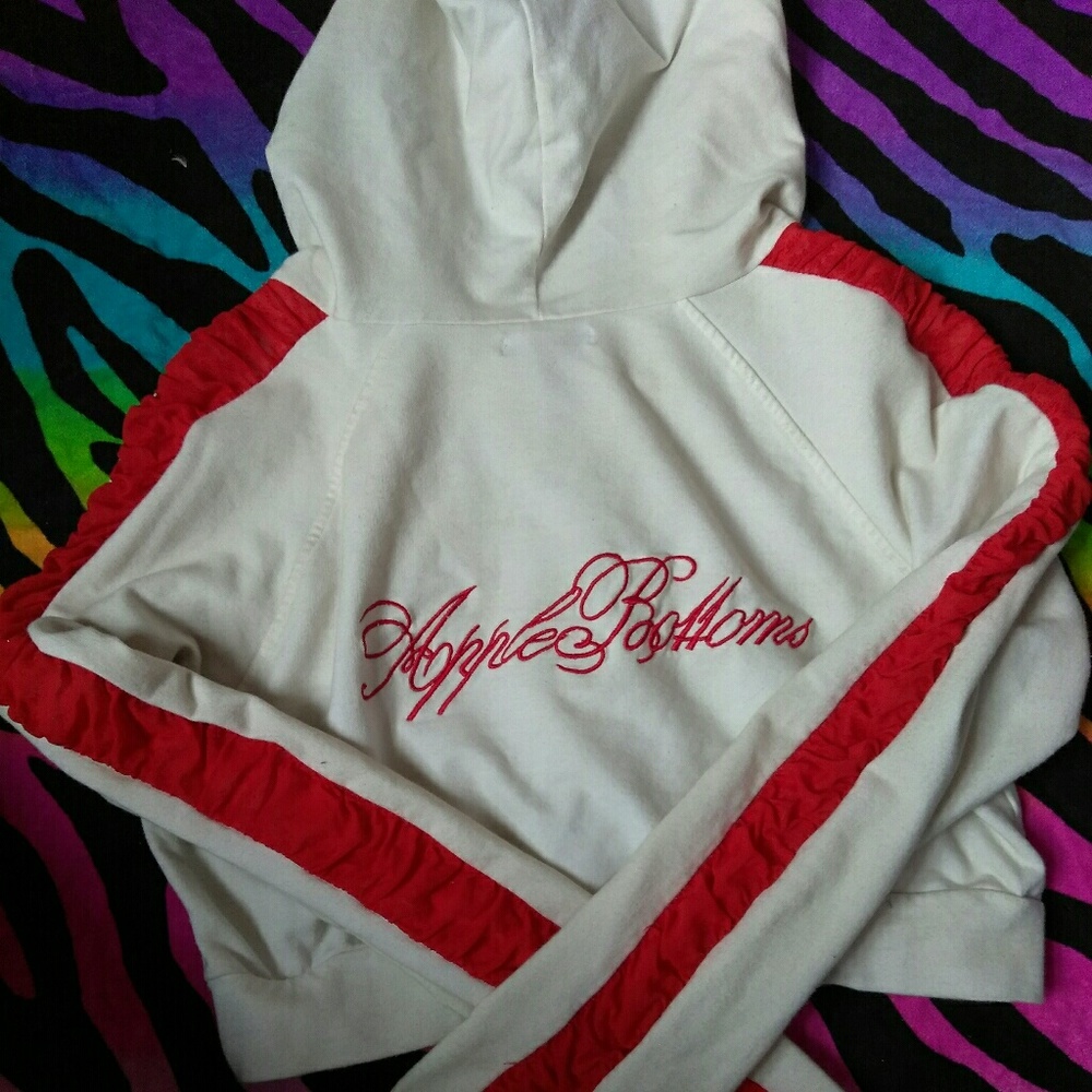 Apple bottom mid drift zip hoodie